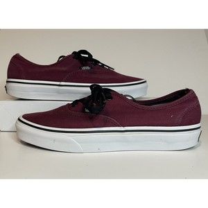 Vans Authentic Classic Canvas Burgundy || Women's 7.5 US